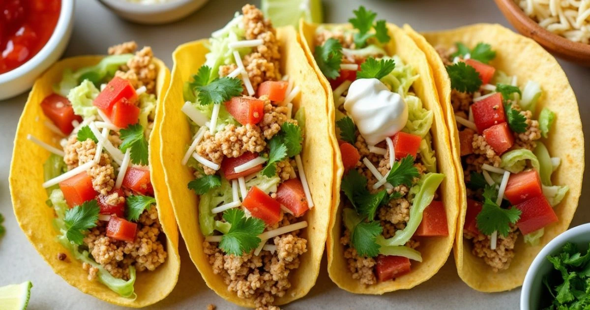 Ground Chicken Tacos