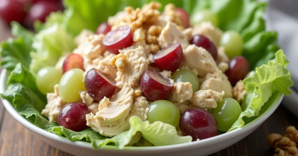 chicken salad with grapes