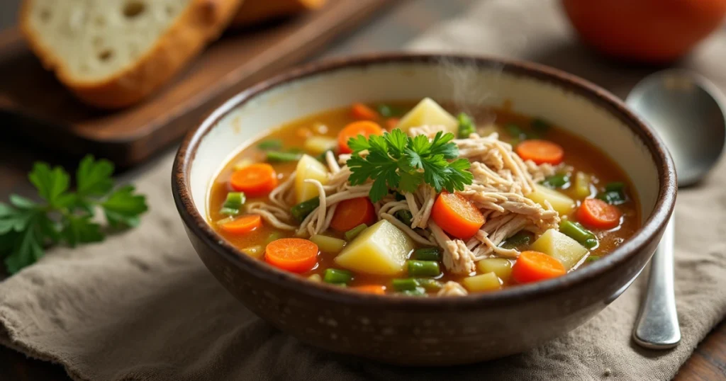 chicken vegetable soup recipe