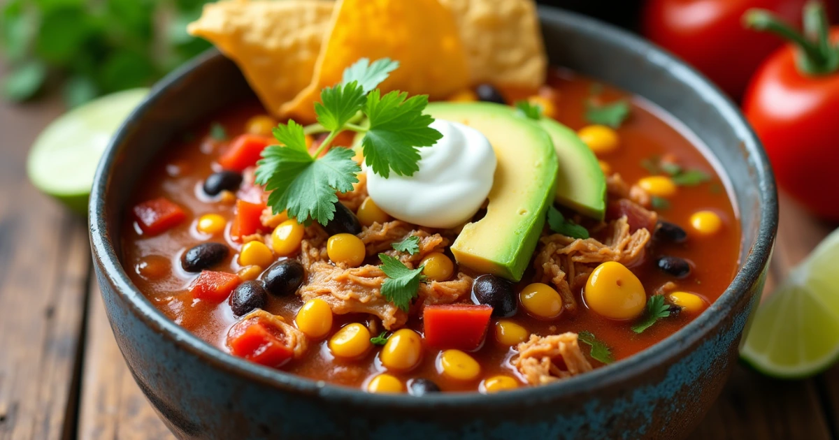 chicken taco soup recipe