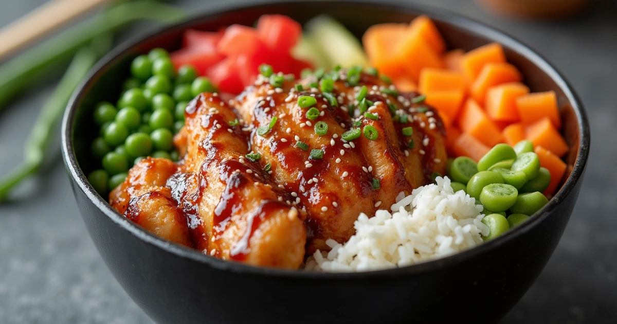 Teriyaki Chicken Sushi Bowl