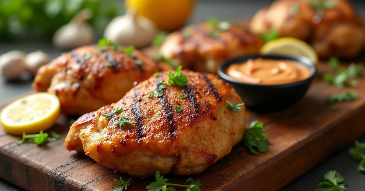 Grilled Chicken Thighs