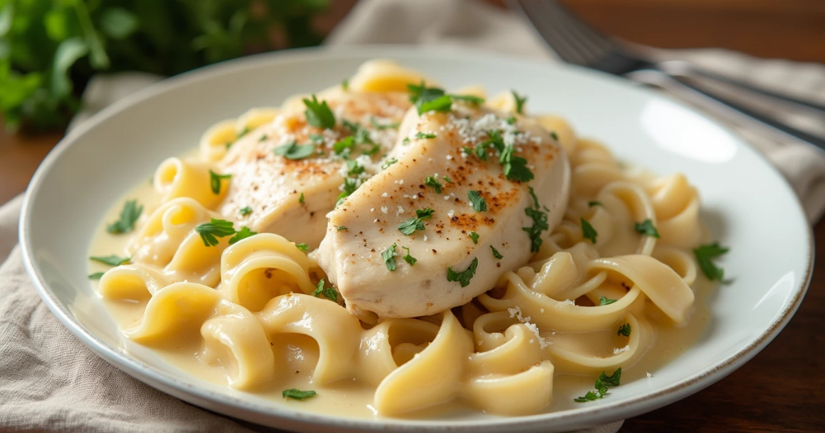 Chicken Fettuccine Alfredo