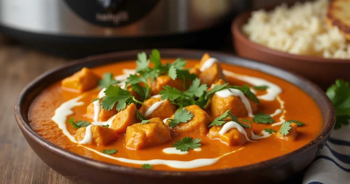 Slow Cooker Chicken Makhani